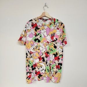 ZARA DISNEY MickeyMouse Minnie Pluto DonaldT-Shirt Dress